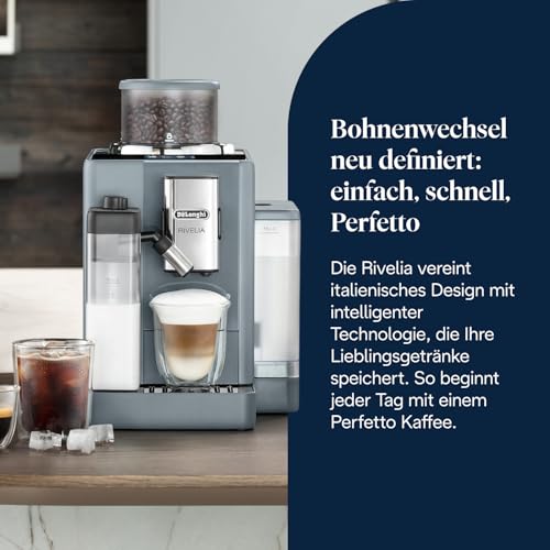 De'Longhi Rivelia EXAM440.55.G Kaffeevollautomat, grau